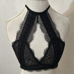 VICTORIA’S SECRET BLK BRALETTE SZ LG